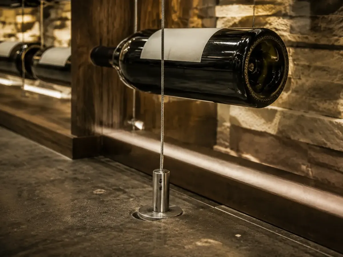Wine Cellar Cable Wine Wall Systems detail