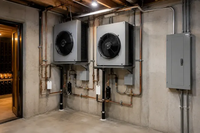 Wine Cellar Backup Cooling Systems