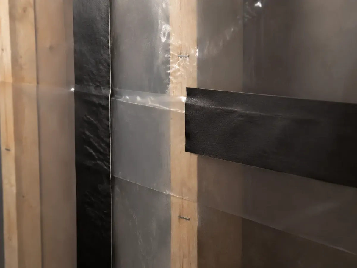 Wine Cellar Insulation & Vapor Barrier Installation detail
