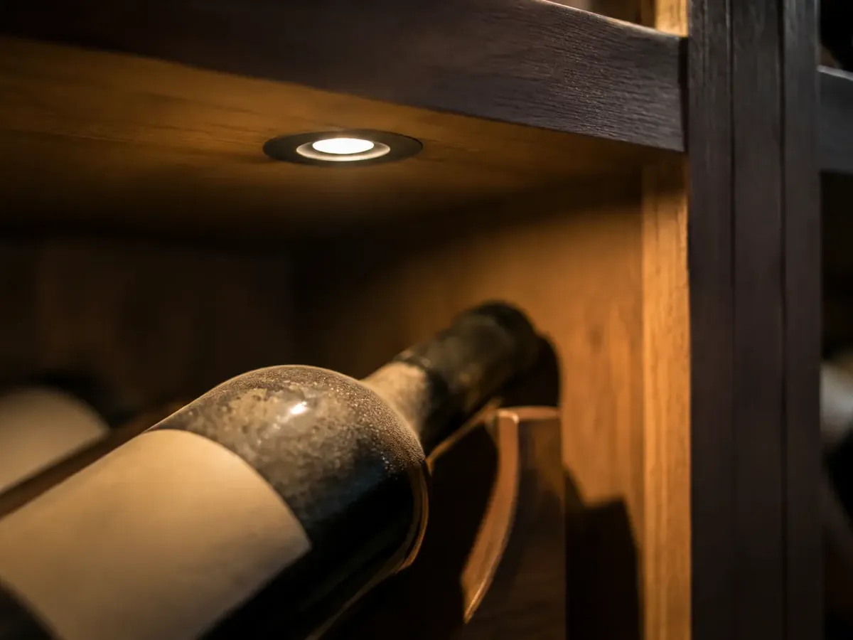 Wine Cellar Lighting Design detail
